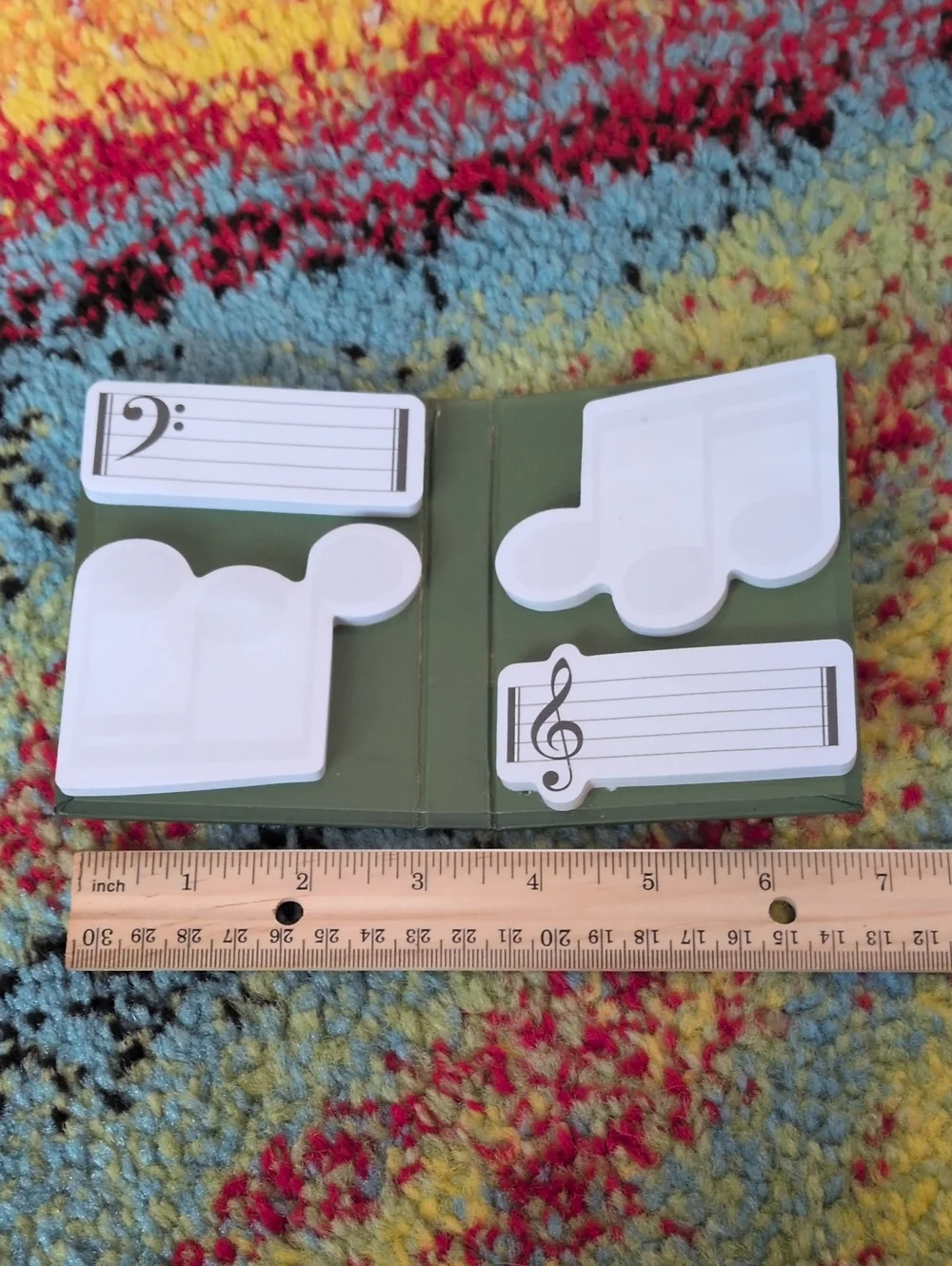 Music Notes Sticky Note Book - Free With Bundle